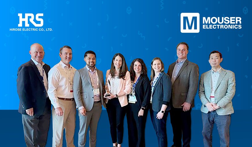 Mouser Receives Distributor of the Year Award from Interconnect Leader Hirose